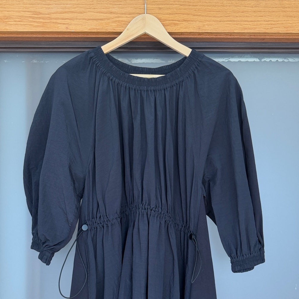 Sold on DP- COS Black quarter Sleeve tech Dress